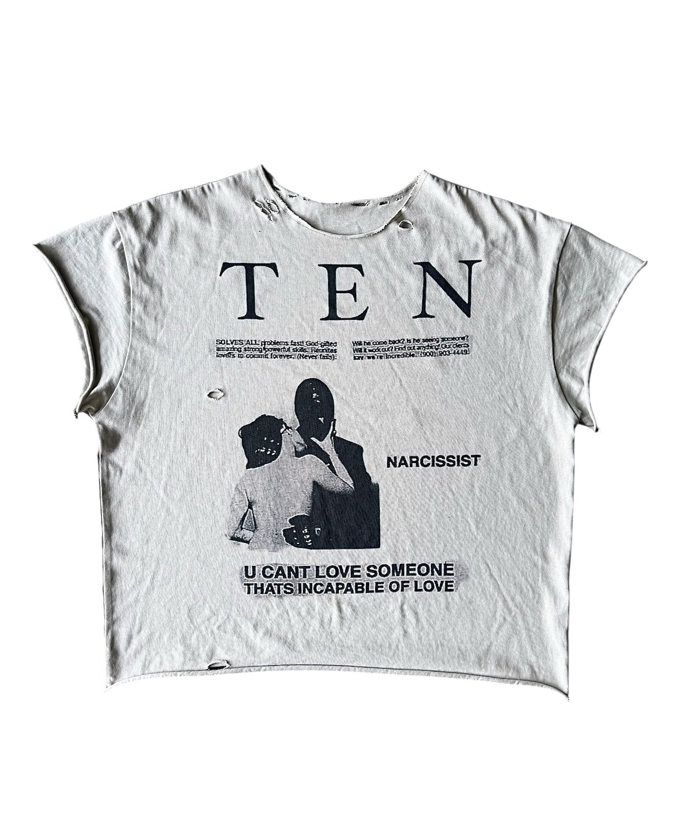 NARCISSIST TEE - OFF WHITE