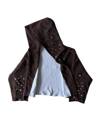 EYELET HOODIE