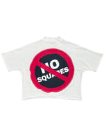 NO SQUARES TEE - WHITE