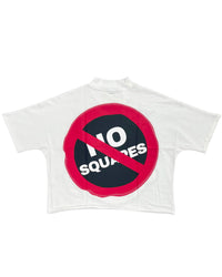 NO SQUARES TEE - WHITE