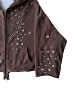 EYELET HOODIE