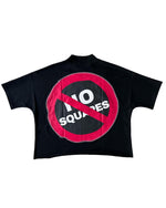 NO SQUARES TEE - BLACK