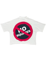 NO SQUARES TEE - WHITE