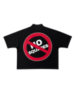 NO SQUARES TEE - BLACK