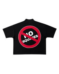 NO SQUARES TEE - BLACK