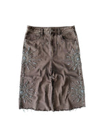 MONOGRAM MIRROR JORTS