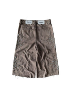 MONOGRAM MIRROR JORTS