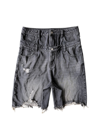 DOUBLE WAISTED SHORTS