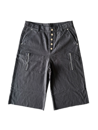 WAXED 3/4 SHORTS