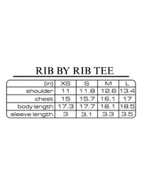RIB BY RIB TEE